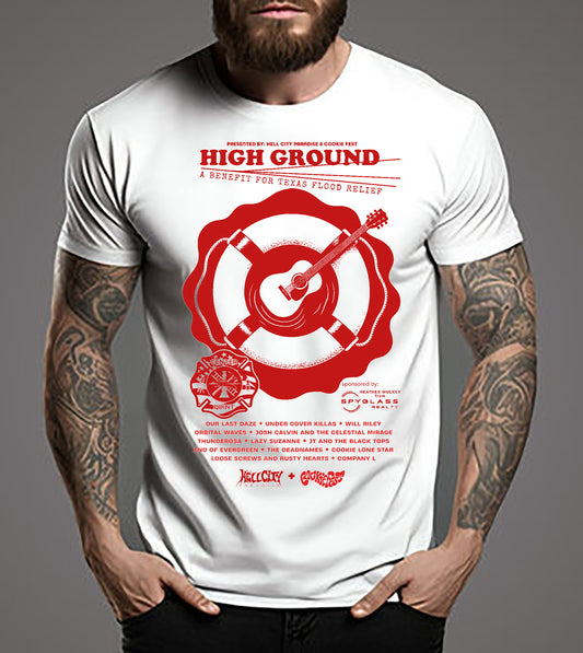 High Ground - A Benefit for Texas Flood - T-SHIRT